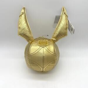 Loungefly Harry Potter Golden Snitch Quidditch Ball Crossbody Bag Purse NWT